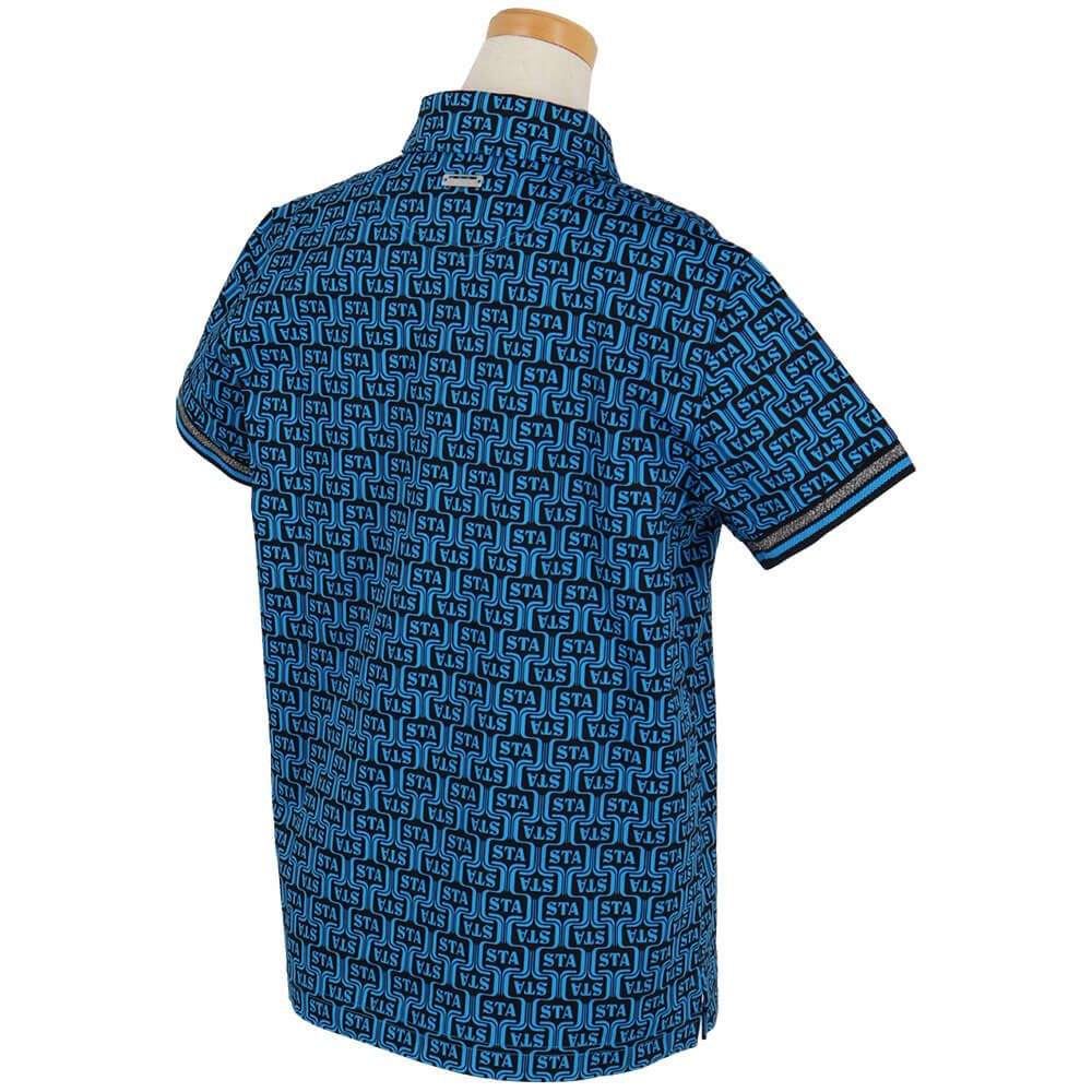 セントアンドリュース St ANDREWS　レディース ドビーメッシュ ニューウェーブ柄 半袖 ポロシャツ 043-5160558　2025年モデル 詳細6