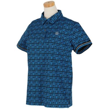 セントアンドリュース St ANDREWS　レディース ドビーメッシュ ニューウェーブ柄 半袖 ポロシャツ 043-5160558　2025年モデル 詳細7