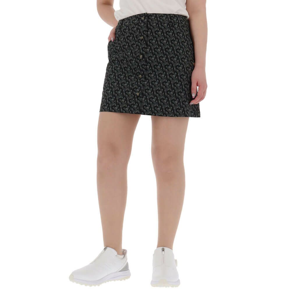 セントアンドリュース St ANDREWS　レディース SA モノグラム柄 サッカーストレッチ スカート 043-5134554　2025年モデル 詳細4