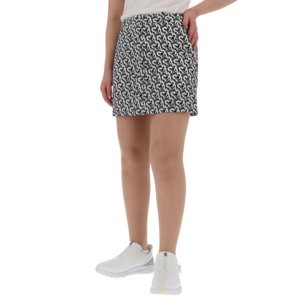 セントアンドリュース St ANDREWS　レディース SA モノグラム柄 サッカーストレッチ スカート 043-5134554　2025年モデル 詳細7