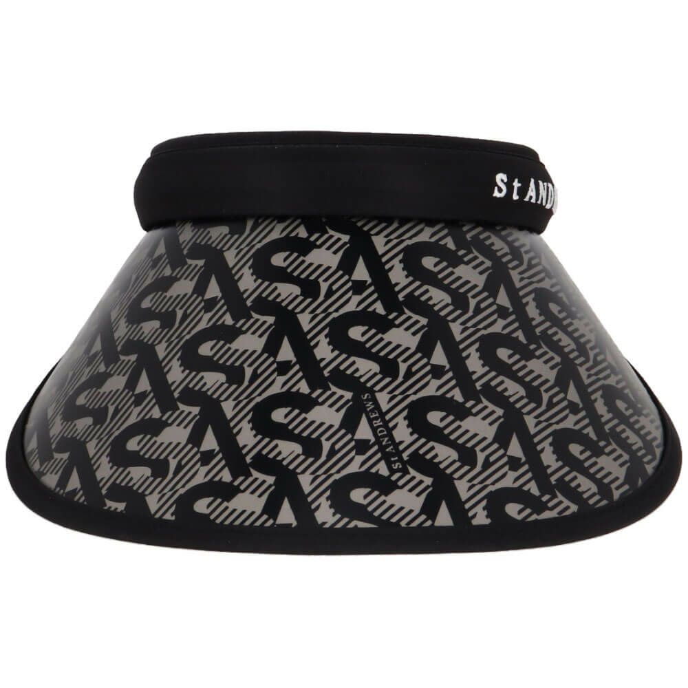 セントアンドリュース St ANDREWS　レディース クリップ UV バイザー 042-5187554 010 ブラック ゴルフウェア 詳細3