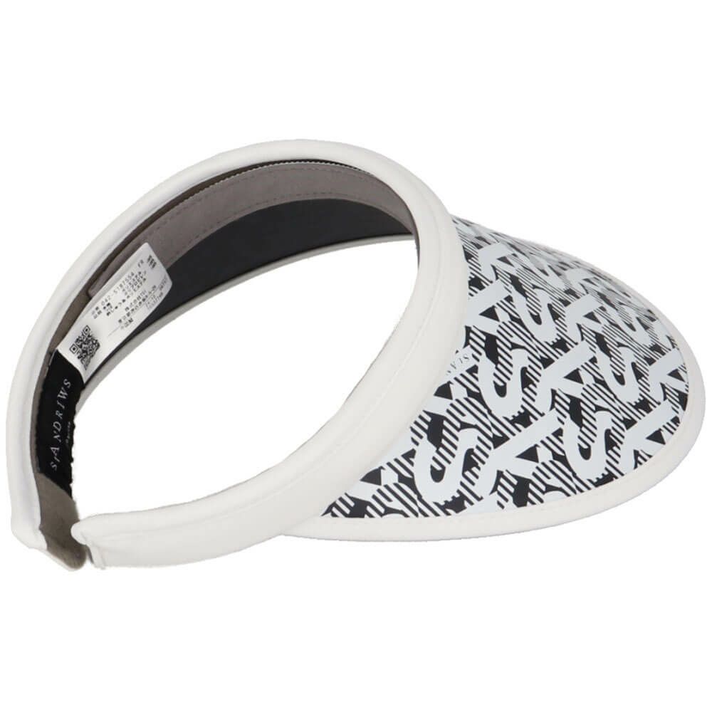 セントアンドリュース St ANDREWS　レディース クリップ UV バイザー 042-5187554 030 ホワイト ゴルフウェア 詳細3