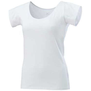 ミズノ MIZUNO　レディース クイックドライ アンダー ラウンドネック フレンチスリーブ シャツ C2JAA301 詳細3