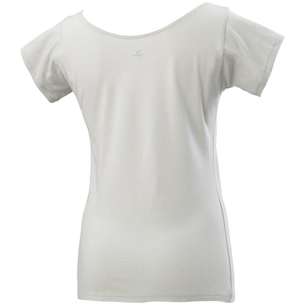 ミズノ MIZUNO　レディース クイックドライ アンダー ラウンドネック フレンチスリーブ シャツ C2JAA301 詳細5