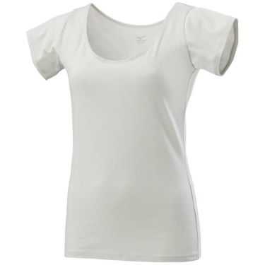 ミズノ MIZUNO　レディース クイックドライ アンダー ラウンドネック フレンチスリーブ シャツ C2JAA301 詳細6