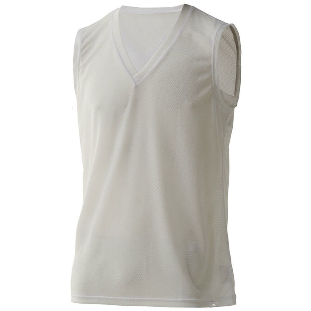 ミズノ MIZUNO　メンズ カルエアー アンダー Vネック ノースリーブ シャツ C2JAB113 詳細3