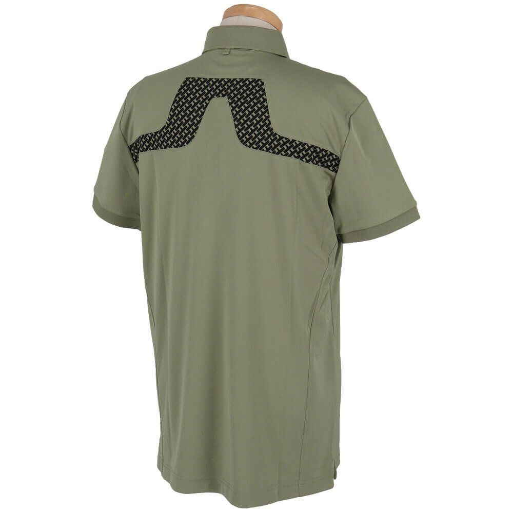 Jリンドバーグ J.LINDEBERG　メンズ バックブリッジ ロゴ刺繍 柄 半袖 ポロシャツ 071-23243　2025年モデル 詳細2