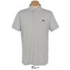 Jリンドバーグ J.LINDEBERG　メンズ ロゴデザイン ストレッチ 半袖 ポロシャツ 071-23343　2025年モデル グレー