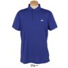 Jリンドバーグ J.LINDEBERG　メンズ ロゴデザイン ストレッチ 半袖 ポロシャツ 071-23343　2025年モデル ブルー