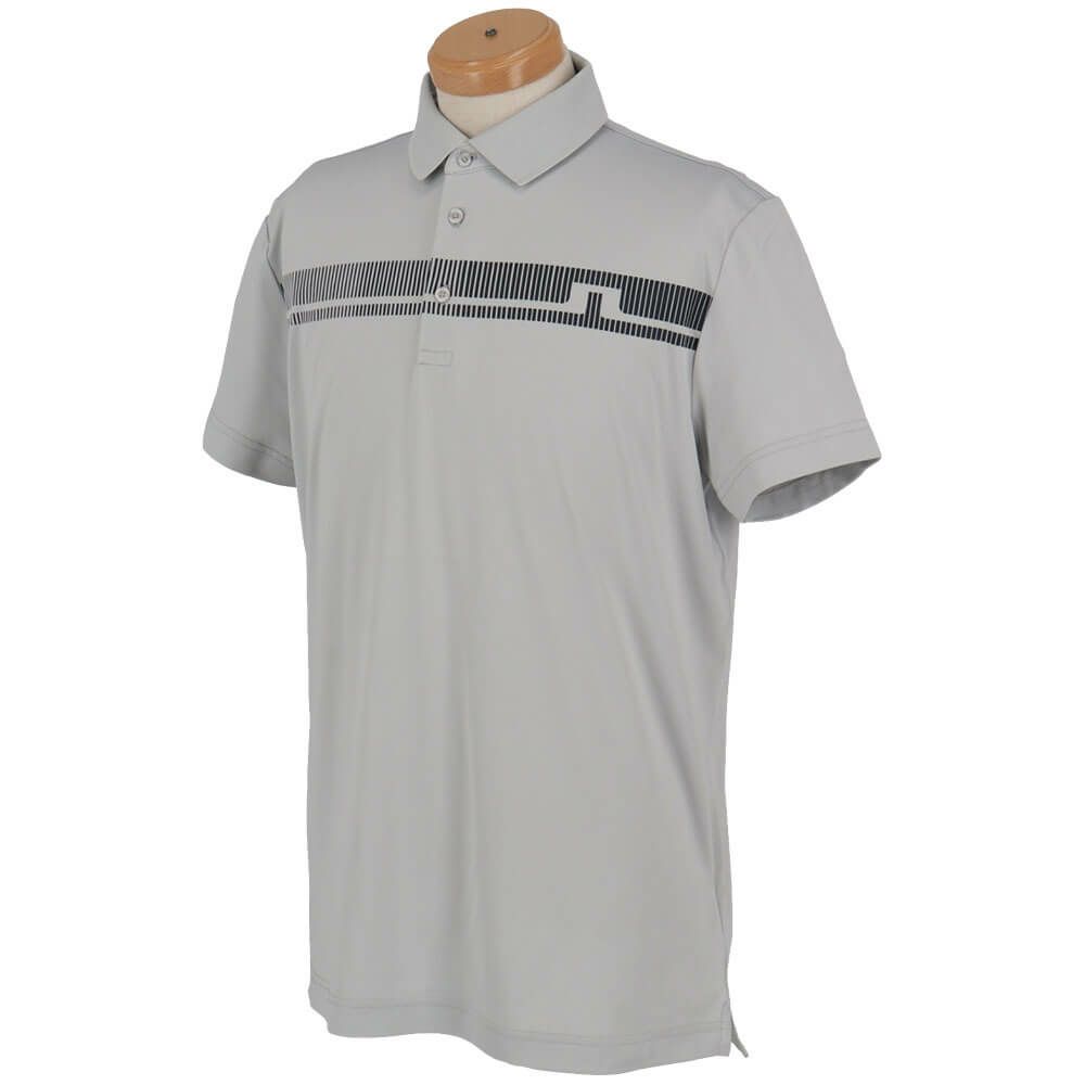 Jリンドバーグ J.LINDEBERG　メンズ ロゴプリント 半袖 ポロシャツ 071-23344　2025年モデル 詳細9