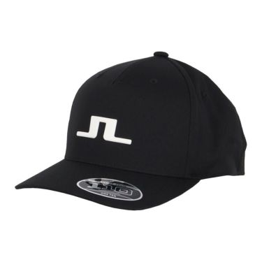 Jリンドバーグ J.LINDEBERG　メンズ ロゴデザイン キャップ 073-53233 019 ブラック　2025年モデル ブラック