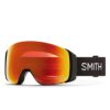 スミス SMITH　4D MAG フォーディーマグ クロマポップ調光レンズ BLACK＋ボーナスレンズ付き /CP PHOTOCHROMIC RED MIRROR+CP STORM ROSE FLASH　スキー スノーボードゴーグル 2025-2026 BLACK