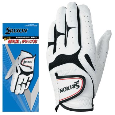 SRIXON スリクソン　全天候型 メンズ ゴルフグローブ GGG-S030 ホワイト　2025年モデル ホワイト