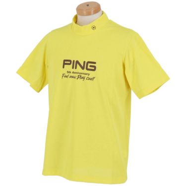 ピン PING　メンズ ロゴプリント プレーティング天竺 半袖 ハイネックシャツ 621-5167307　2025年モデル 詳細15