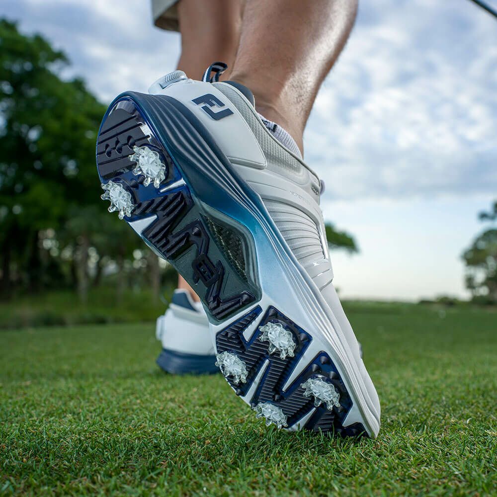 フットジョイ メンズ FJ HYPERFLEX CARBON BOA ハイパーフレックス カーボン ボア シューズ 55475 ホワイト/ネイビー 詳細9