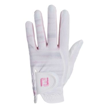 フットジョイ FootJoy　StaCool ステイクール 2025年モデル　両手用 レディース ゴルフグローブ FGWSC25 WP ホワイト/ピンク ホワイト/ピンク