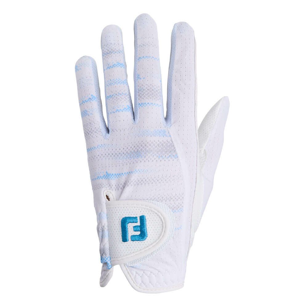 フットジョイ FootJoy　StaCool ステイクール 2025年モデル　両手用 レディース ゴルフグローブ FGWSC25 WB ホワイト/ブルー ホワイト/ブルー