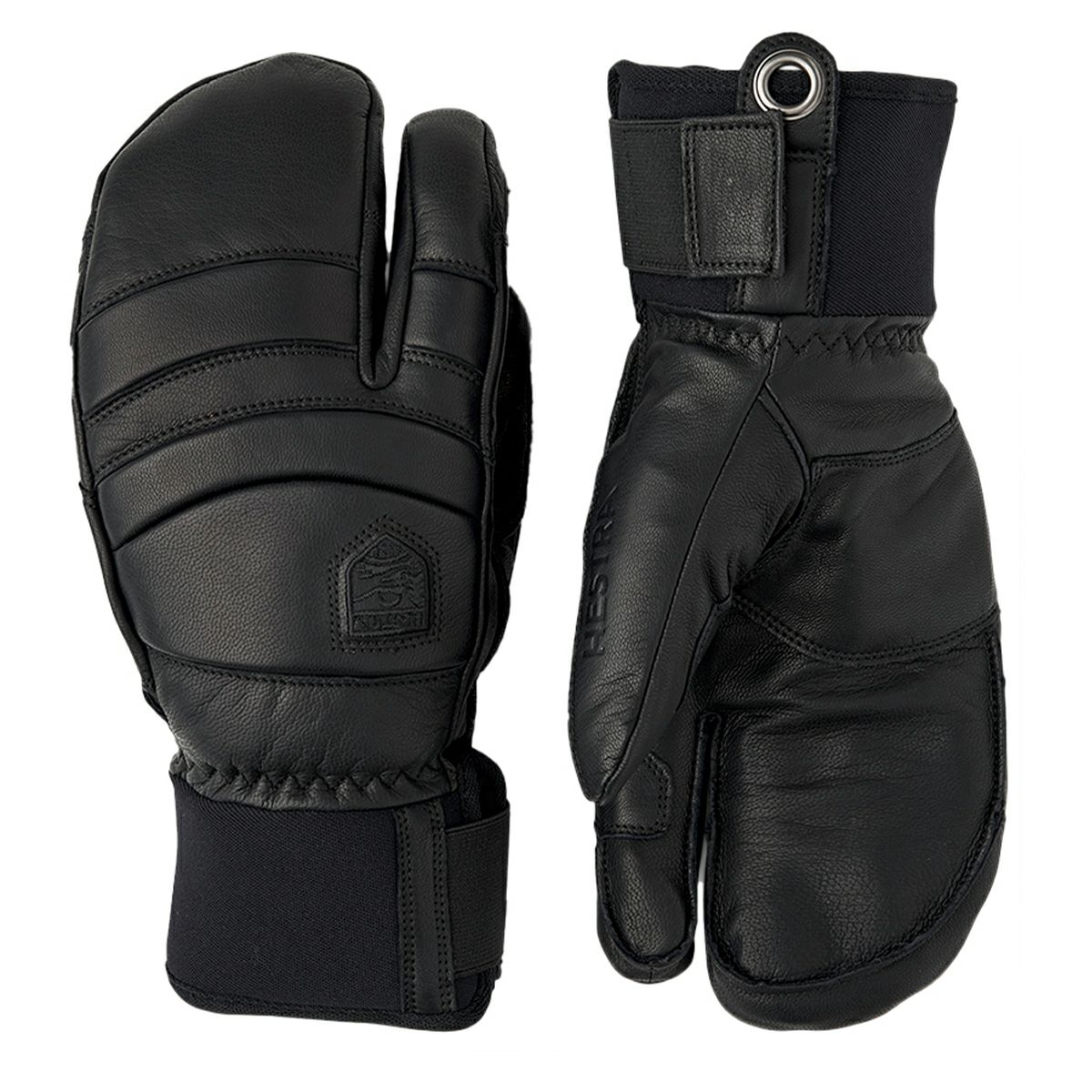 ストラ HESTRA　Fall Line 3-Finger フォールラインスリーフィンガー Black　スキーグローブ 2025-2026