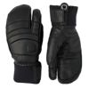 ヘストラ HESTRA　Fall Line 3-Finger フォールラインスリーフィンガー Black　スキーグローブ 2025-2026