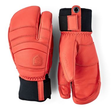 ヘストラ HESTRA　Fall Line 3-Finger フォールラインスリーフィンガー Flame Red　スキーグローブ 2025-2026