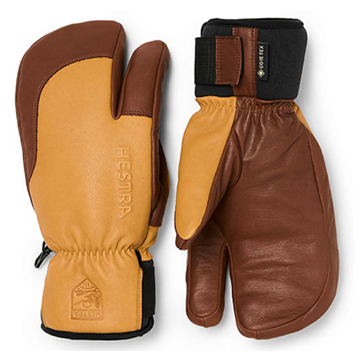 ヘストラ HESTRA　Topo GTX 3-Finger トポ ゴアテックス スリーフィンガー Cork/Brown　スキーグローブ 2025-2026