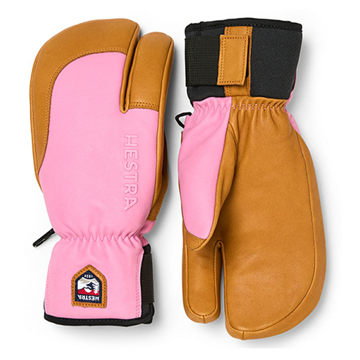 ヘストラ HESTRA　Topo 3-Finger トポ スリーフィンガー Cerice/Tan　スキーグローブ 2025-2026