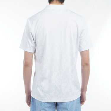 トミー ヒルフィガー ゴルフ　メンズ リーフジャガード 半袖 ポロシャツ THMA522　2025年モデル 詳細3