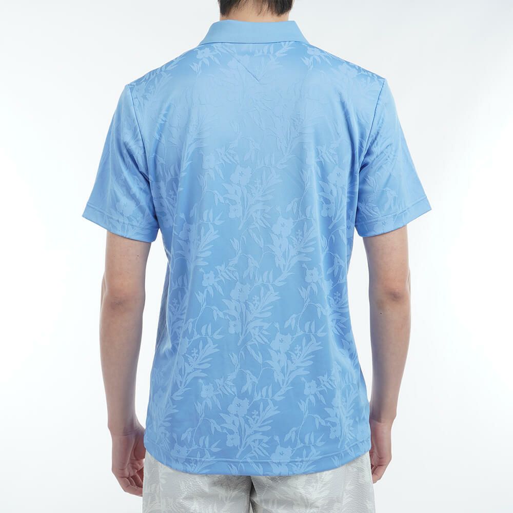 トミー ヒルフィガー ゴルフ　メンズ リーフジャガード 半袖 ポロシャツ THMA522　2025年モデル 詳細9