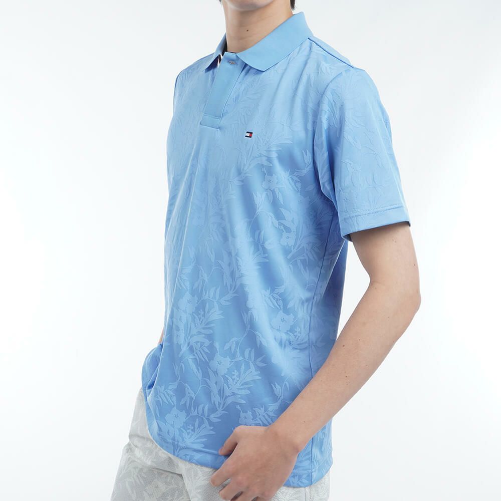 トミー ヒルフィガー ゴルフ　メンズ リーフジャガード 半袖 ポロシャツ THMA522　2025年モデル 詳細10