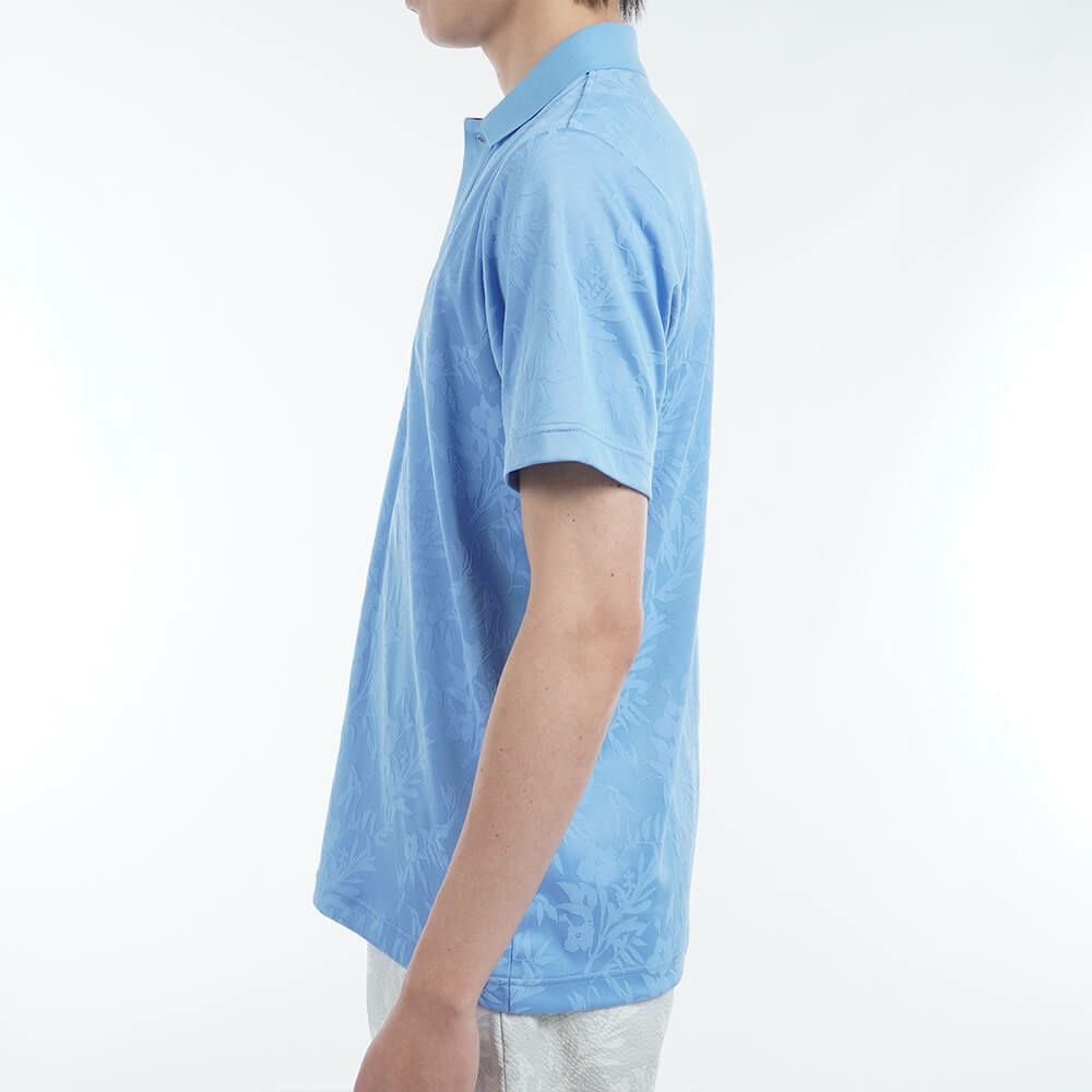 トミー ヒルフィガー ゴルフ　メンズ リーフジャガード 半袖 ポロシャツ THMA522　2025年モデル 詳細12