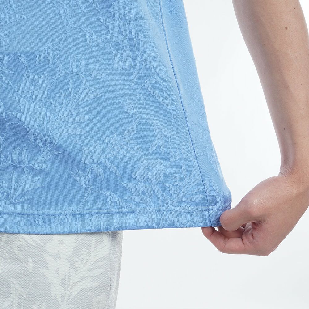 トミー ヒルフィガー ゴルフ　メンズ リーフジャガード 半袖 ポロシャツ THMA522　2025年モデル 詳細14