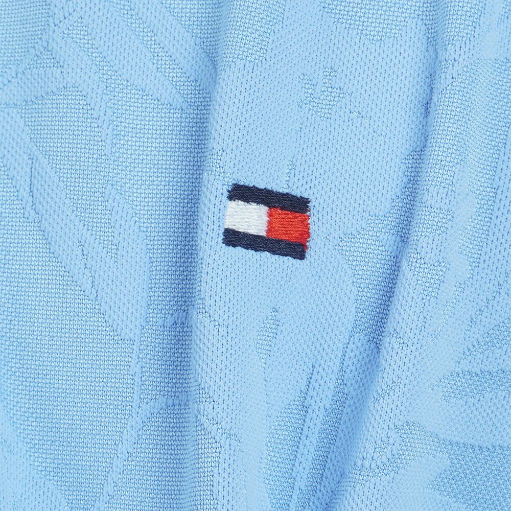 トミー ヒルフィガー ゴルフ　メンズ リーフジャガード 半袖 ポロシャツ THMA522　2025年モデル 詳細15