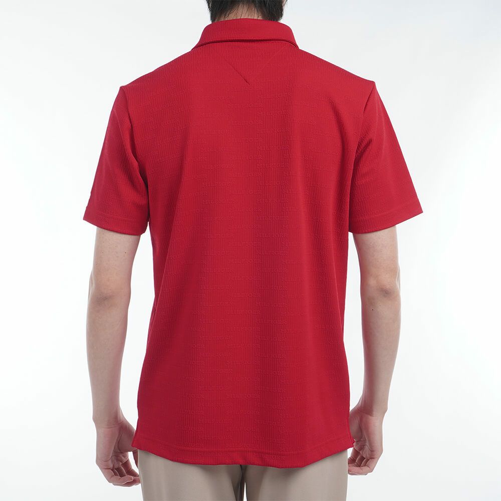 トミー ヒルフィガー ゴルフ　メンズ ロゴジャガード 半袖 ポロシャツ THMA530　2025年モデル 詳細9