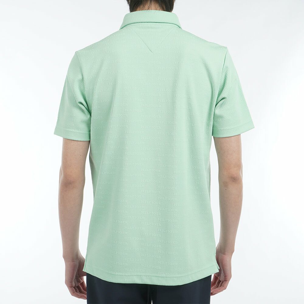 トミー ヒルフィガー ゴルフ　メンズ ロゴジャガード 半袖 ポロシャツ THMA530　2025年モデル 詳細12