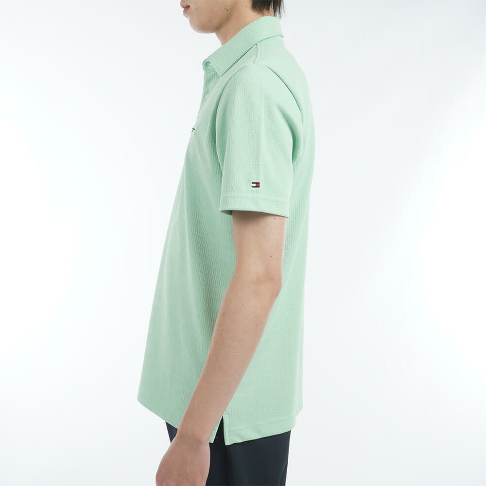 トミー ヒルフィガー ゴルフ　メンズ ロゴジャガード 半袖 ポロシャツ THMA530　2025年モデル 詳細14