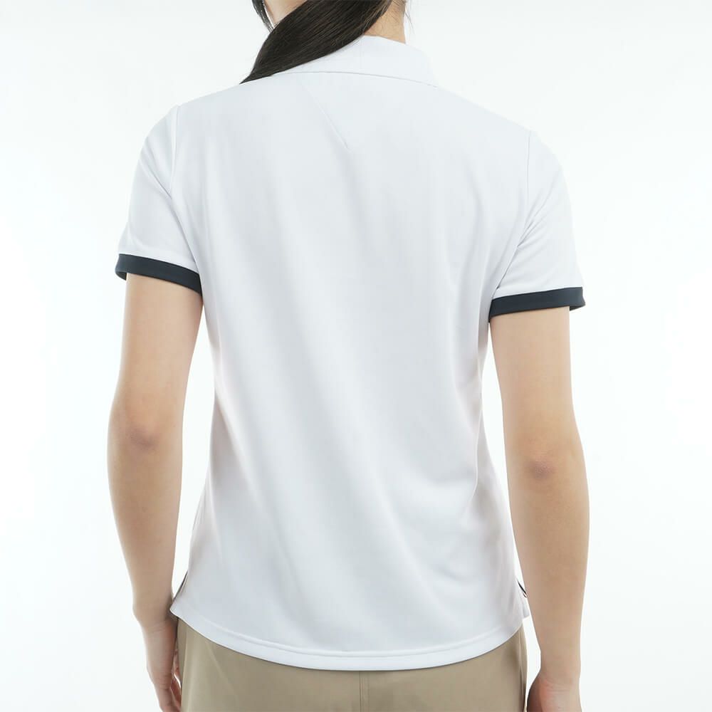 トミー ヒルフィガー ゴルフ　レディース クラシックロゴ 半袖 ポロシャツ THLA516　2025年モデル 詳細3