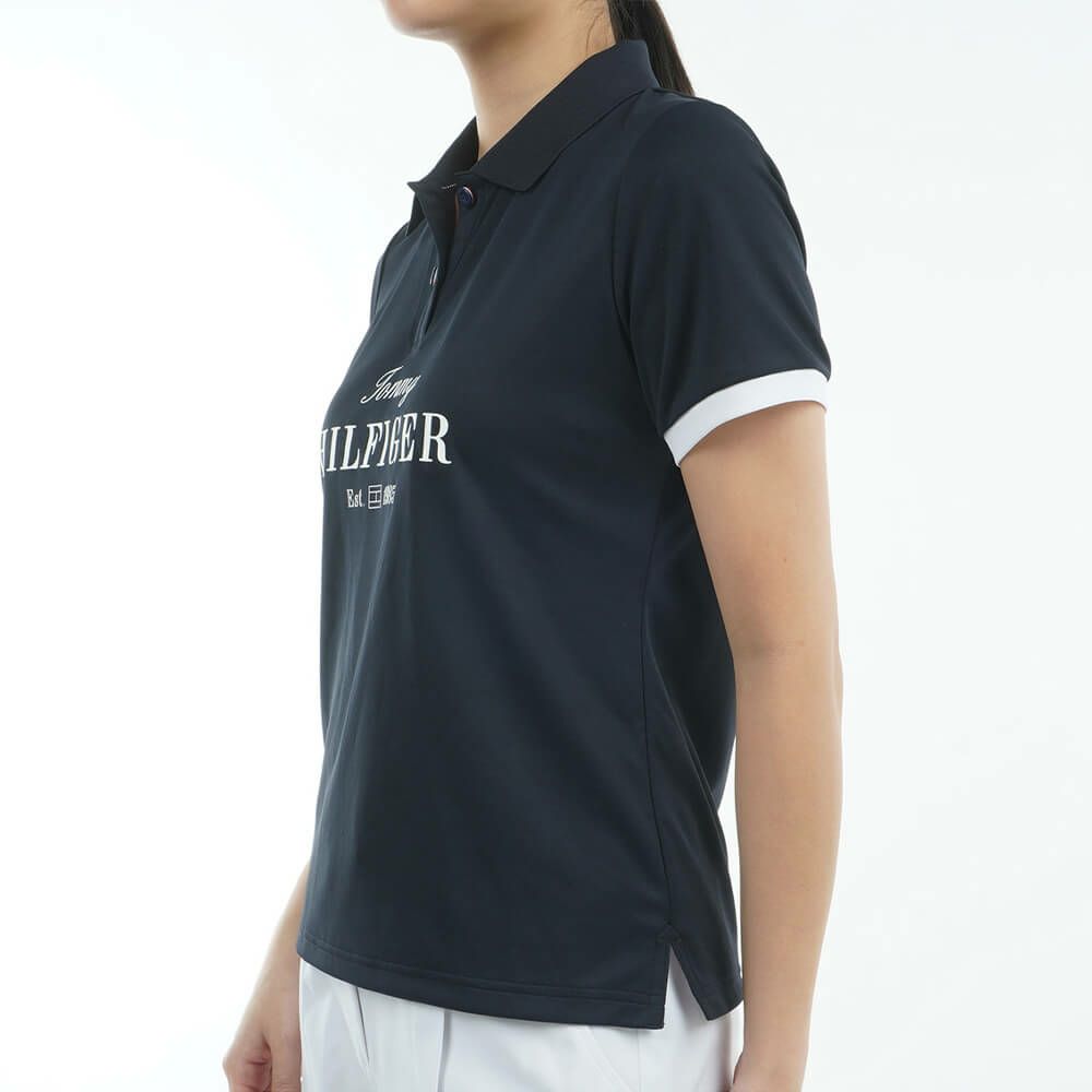 トミー ヒルフィガー ゴルフ　レディース クラシックロゴ 半袖 ポロシャツ THLA516　2025年モデル 詳細7