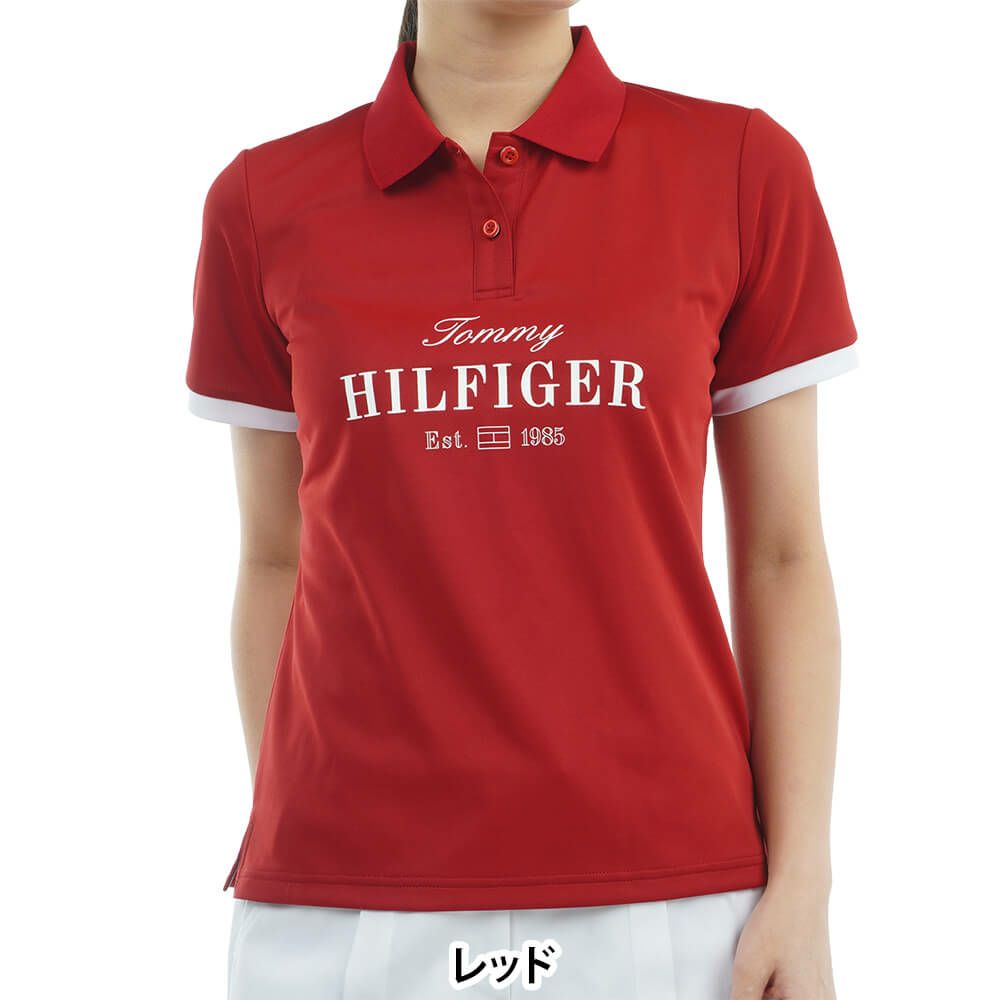 トミー ヒルフィガー ゴルフ　レディース クラシックロゴ 半袖 ポロシャツ THLA516　2025年モデル 詳細8