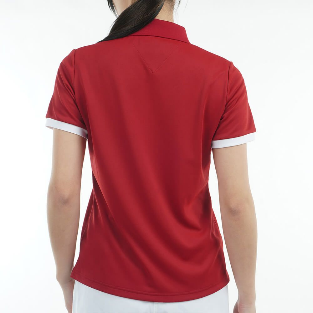 トミー ヒルフィガー ゴルフ　レディース クラシックロゴ 半袖 ポロシャツ THLA516　2025年モデル 詳細9