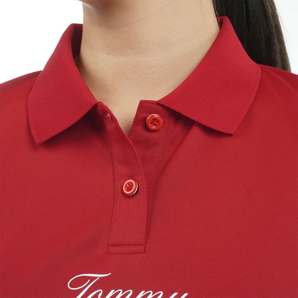 トミー ヒルフィガー ゴルフ　レディース クラシックロゴ 半袖 ポロシャツ THLA516　2025年モデル 詳細15