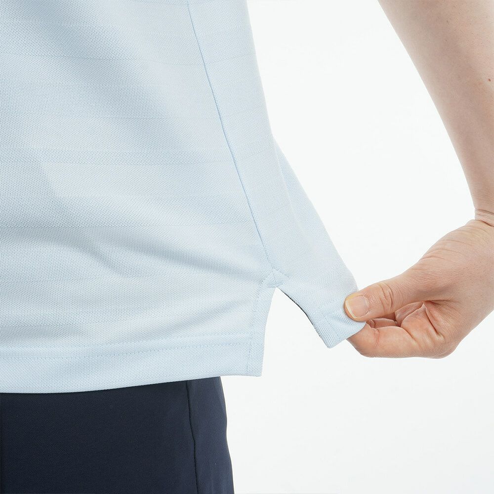 トミー ヒルフィガー ゴルフ　レディース サークルロゴ 半袖 モックネックシャツ THLA522　2025年モデル 詳細13