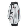 トミー ヒルフィガー ゴルフ　カートキャディバッグ フラッグロゴ THMG5SC4 00 ホワイト　2025年モデル ホワイト
