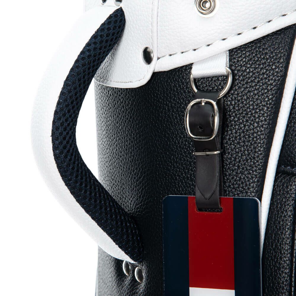 トミー ヒルフィガー ゴルフ　カートキャディバッグ フラッグロゴ THMG5SC4 30 ネイビー　2025年モデル 詳細9