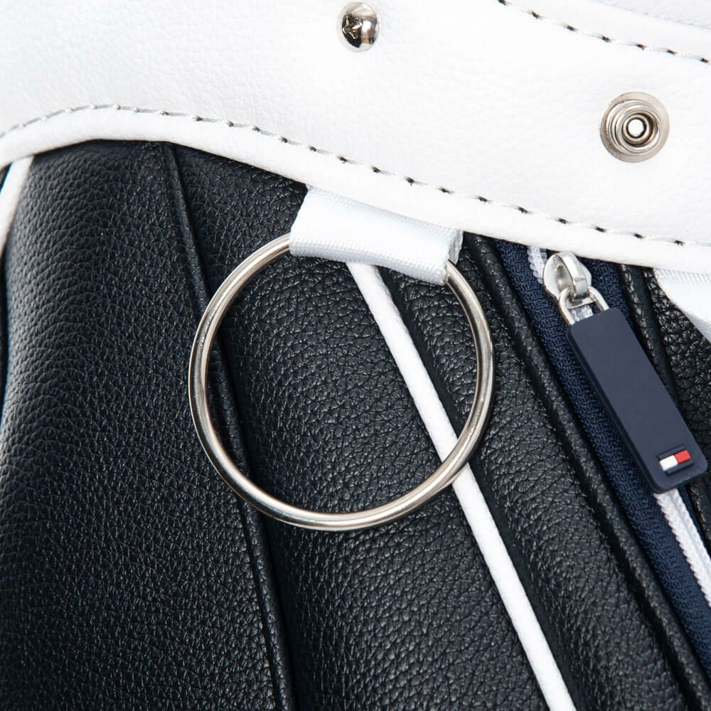 トミー ヒルフィガー ゴルフ　カートキャディバッグ フラッグロゴ THMG5SC4 30 ネイビー　2025年モデル 詳細10