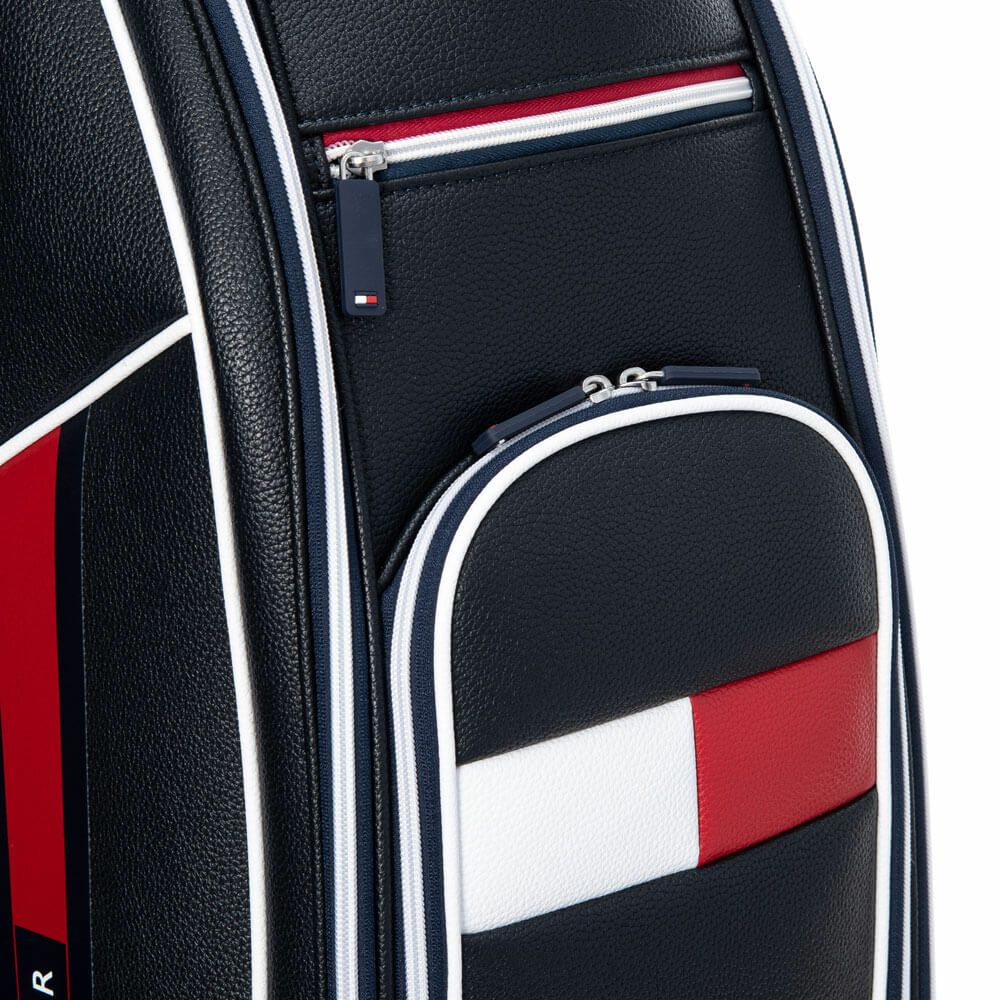 トミー ヒルフィガー ゴルフ　カートキャディバッグ フラッグロゴ THMG5SC4 30 ネイビー　2025年モデル 詳細12