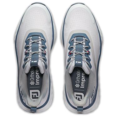 フットジョイ　クオンタム レース 2025年モデル メンズ スパイクレス ゴルフシューズ 56989 ホワイト/ブルー 詳細6