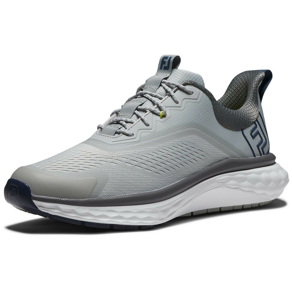 フットジョイ　クオンタム レース 2025年モデル メンズ スパイクレス ゴルフシューズ 56991 グレー/ホワイト 詳細1