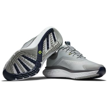 フットジョイ　クオンタム レース 2025年モデル メンズ スパイクレス ゴルフシューズ 56991 グレー/ホワイト 詳細5