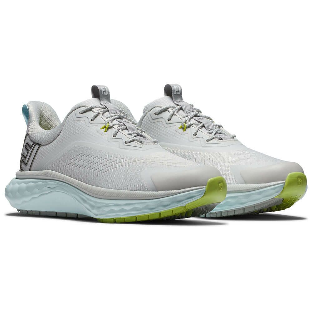 フットジョイ　クオンタム レース 2025年モデル レディース スパイクレス ゴルフシューズ 97817 グレー/ブルー