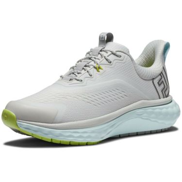 フットジョイ　クオンタム レース 2025年モデル レディース スパイクレス ゴルフシューズ 97817 グレー/ブルー 詳細1